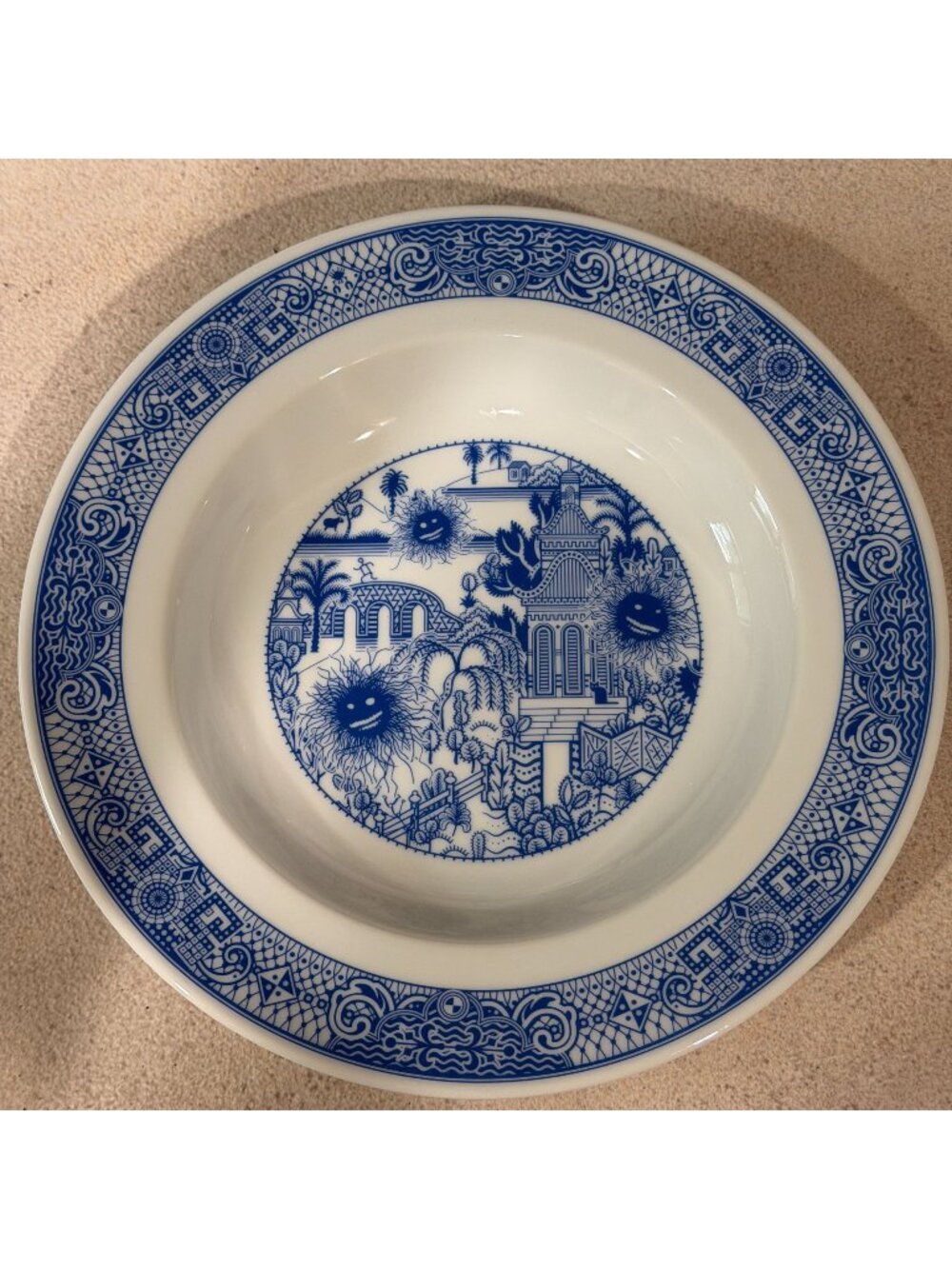 Calamityware Now What? Series Furballs 2019 Don Moyer 8.75" Rimmed Soup Bowl